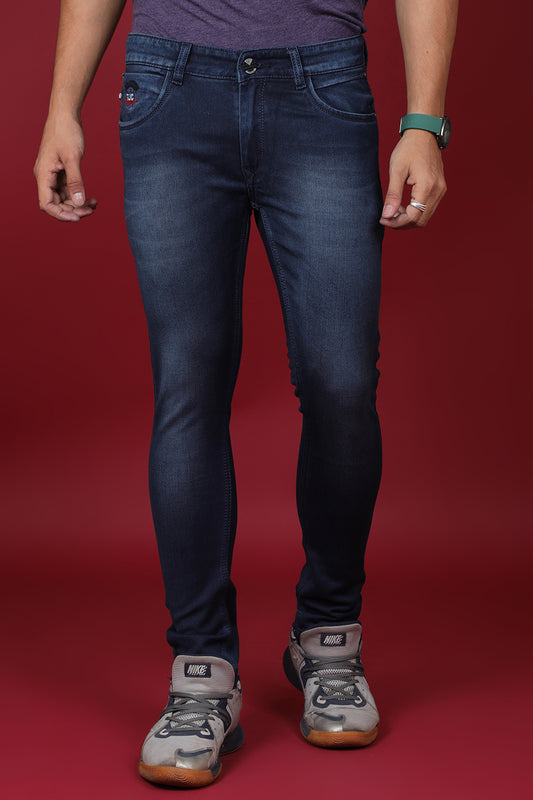 Men's Dark Blue Denim Slim Fit MD-7286-1 Jean