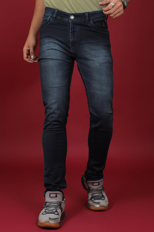 Men's Dark Blue Denim Slim Fit Crux-5027-1 Jean