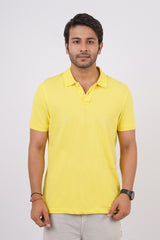 Pack of 3 Solid Polos(Dark Pink, Yellow, Dark Orange )T-shirt