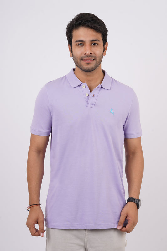 Pack of 3 Core Polo T- shirts (Lavender, Pink, Light Pink) With Embroidered Logo