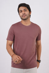 Men's Desert Rose Pima Cotton Single Jersey Round Neck T-shirt