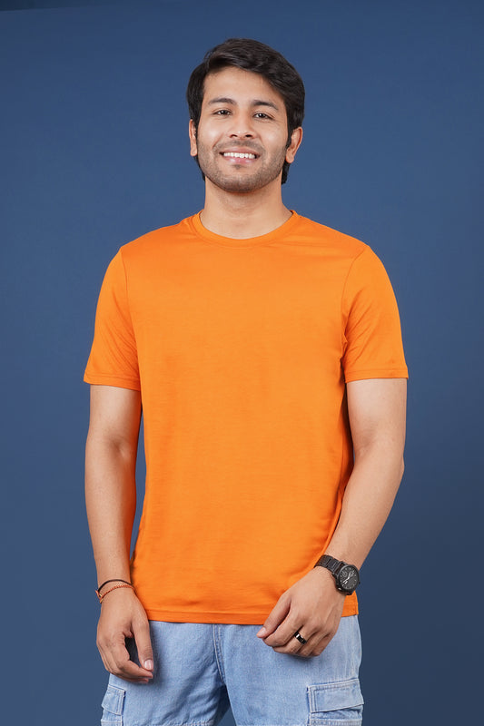 Men's Marmalade Pima Cotton Single Jersey Round Neck T-shirt