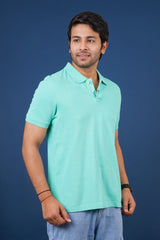 Men's Mint Core Pique Polo T-shirt