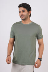 Men's Laurel Wreath Pima Cotton Single Jersey Round Neck T-shirt