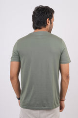 Men's Laurel Wreath Pima Cotton Single Jersey Round Neck T-shirt