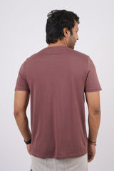 Men's Desert Rose Pima Cotton Single Jersey Round Neck T-shirt