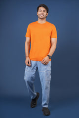 Men's Marmalade Pima Cotton Single Jersey Round Neck T-shirt