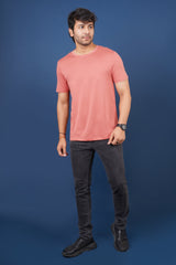 Men's Cayon Rose Pima Cotton Single Jersey Round Neck T-shirt