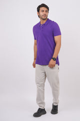 Pack of 3 Solid Polos (Purple, Green, Orange)T- shirt