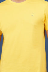 Men's mimosa single jersey round neck t-shirt with logo