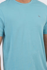 Men's reef water single jersey round neck t-shirt with logo