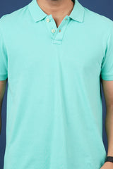 Men's Mint Core Pique Polo T-shirt