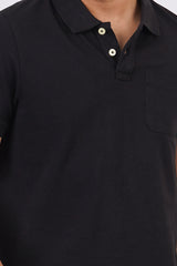 Pack of 3 Solid Polo(Navy, Jet Black, Red)T- shirts with pocket