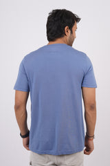 Men's infinity single jersey round neck t-shirt with logo