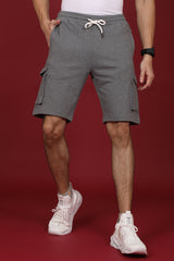 Men's Anthra Melange Cargo Shorts