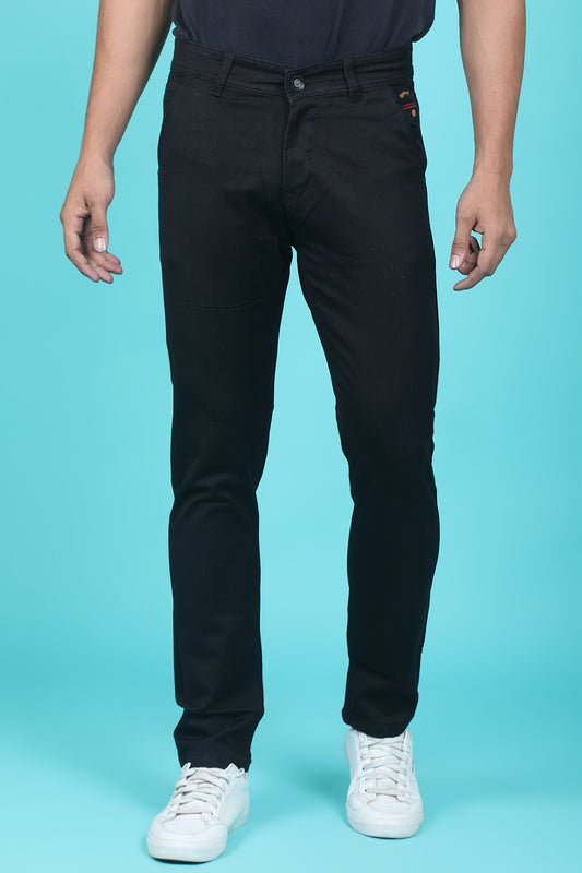 Men's Black Denim Slim Fit RANGER-6019 Jeans