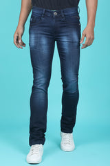 Men's Blue Denim Slim Fit QLC-5292 Jean