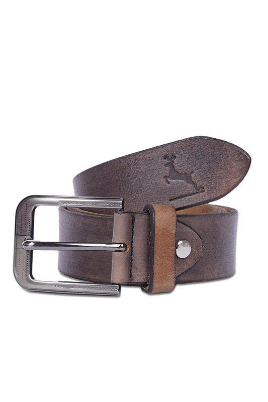 Men’s Stylish Dark Brown Genuine Leather Belt