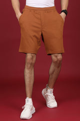 Men's Rubber Solid Shorts