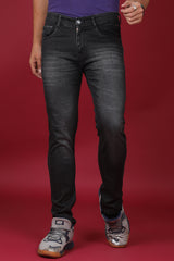 Men's Dark Grey Denim Slim Fit MARS 8014-1 Jean