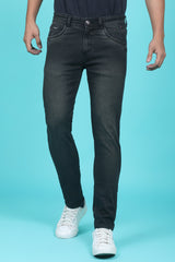 Men's Black Denim Slim Fit RANGER-6023 Jeans