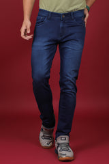 Men's Dark Blue Denim Slim Fit Crux-5035-2 Jeans