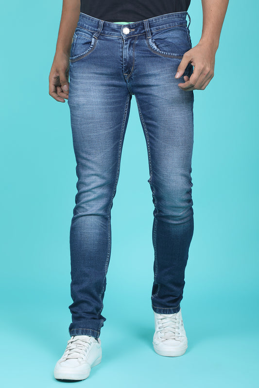 Men's Dark Blue Denim Slim Fit QLC-5315 Jean