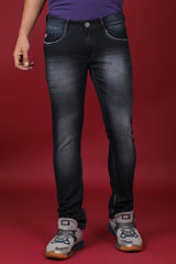 Men's Dark Blue Denim Slim Fit MD-7248-1 Jean