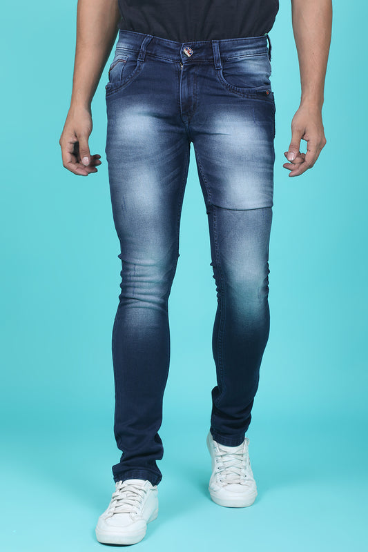 Men's Blue Denim Slim Fit QLC-5326 Jean