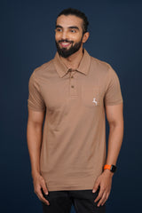 Men's Olive Steen single jersey polo t-shirt with pocket