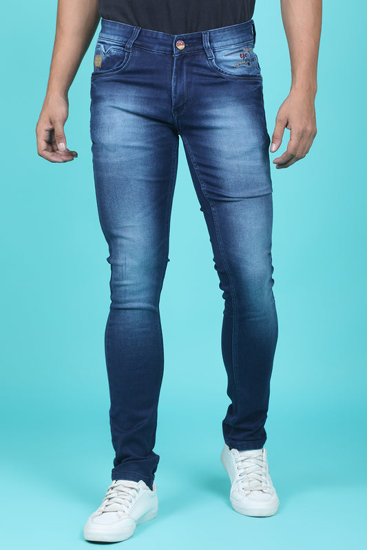 Men's Blue Denim Slim Fit QLC-5341 Jean