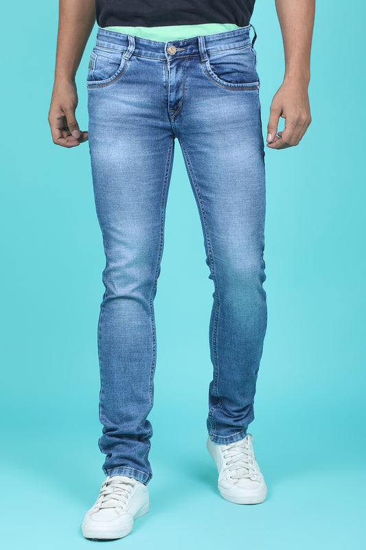 Men's Light Blue Denim Slim Fit QLC-5315-1 Jean