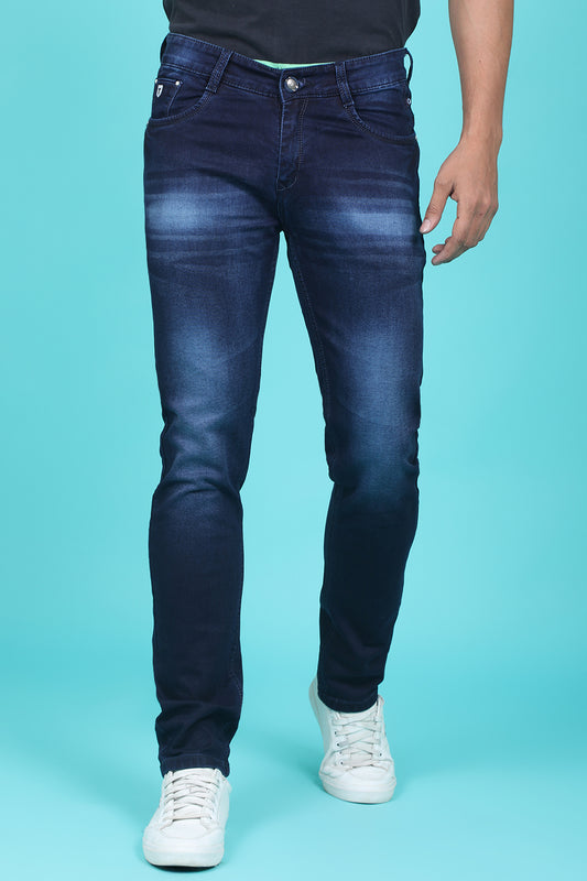 Men's Blue Denim Slim Fit SQLC-5423-1 Jean