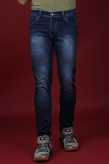 Men's Blue Denim Slim Fit MARS 8010 Jean