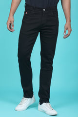 Men's Black Denim Slim Fit RANGER-6013-1 Jean