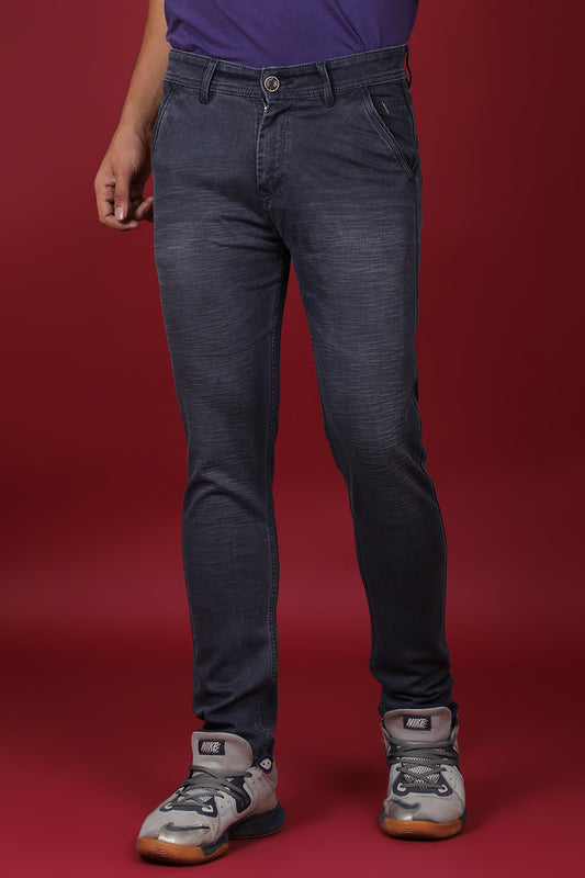 Men's Dark Grey Denim Slim Fit MARS 8012 Jean