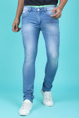 Men's Light Blue Denim Slim Fit MD-7212-2 Jean