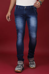 Men's Dark Blue Denim Slim Fit MD-7255 Jean