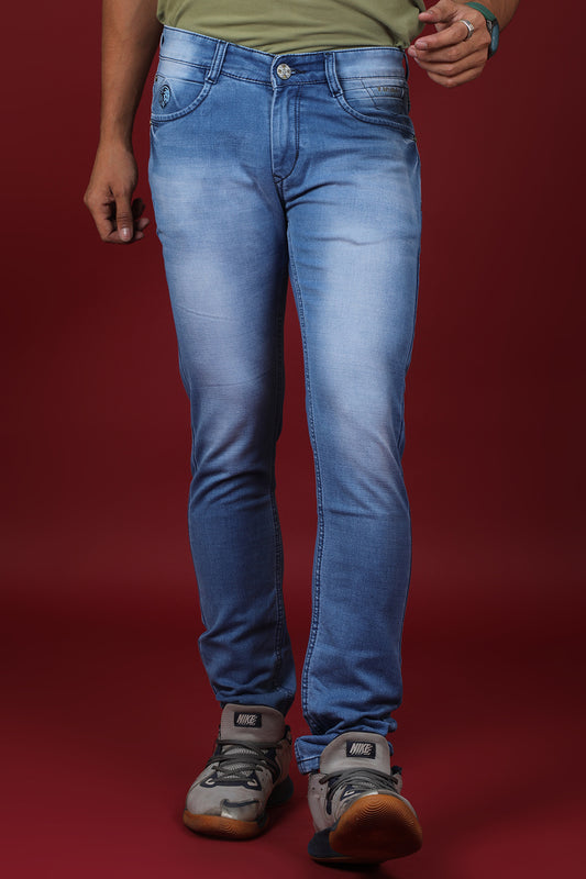 Men's Dark Blue Denim Slim Fit SQLC-5388 Jean