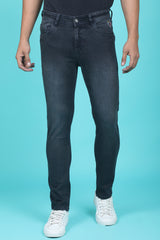 Men's Black Denim Slim Fit RANGER-6025 Jeans