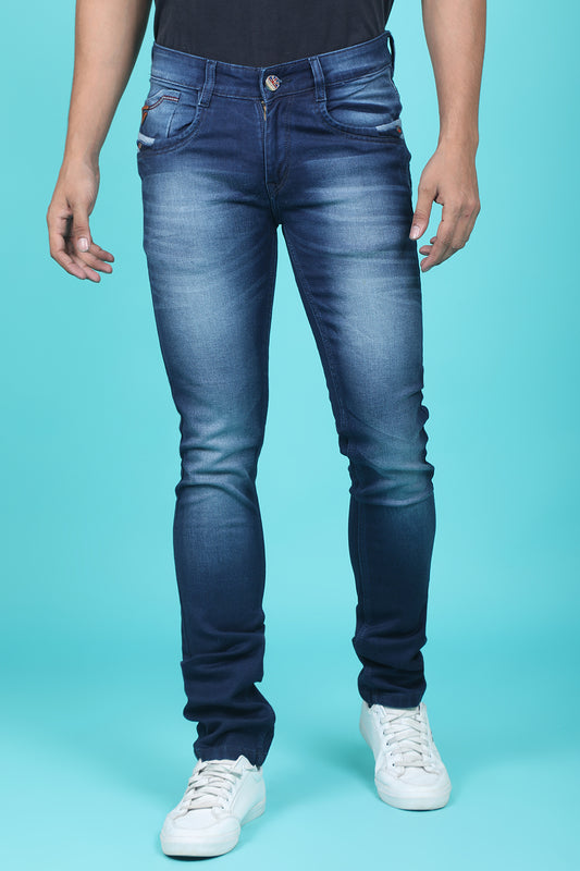 Men's Dark Blue Denim Slim Fit QLC-5326-1 Jean