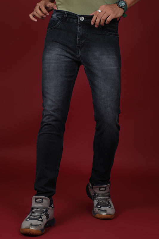 Men's Dark Blue Denim Slim Fit Crux-5034 Jean