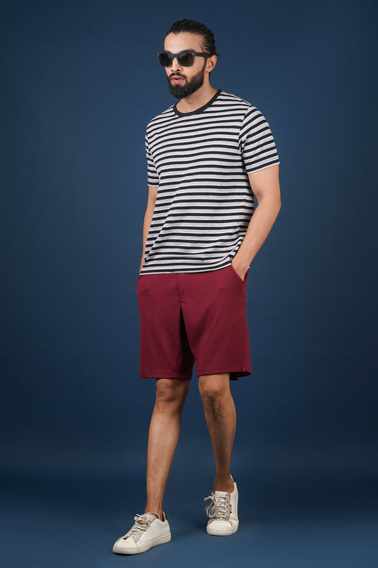 Men's Tawny Port Solid Shorts