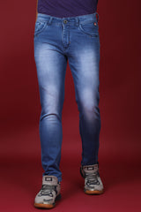 Men's Light Blue Denim Slim Fit Hexa-9004-1 Jean