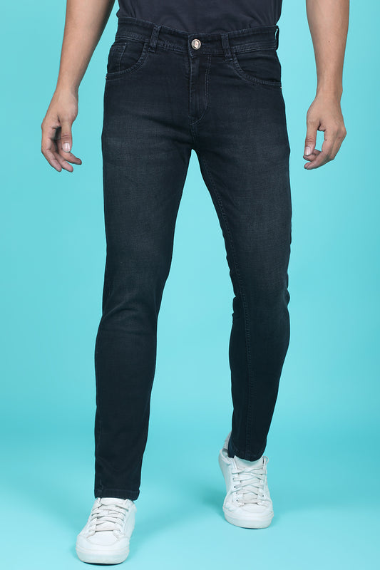 Men's Black Denim Slim Fit RANGER-6024 Jeans