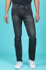 Men's Dark Grey Denim Slim Fit RANGER-6014 Jean