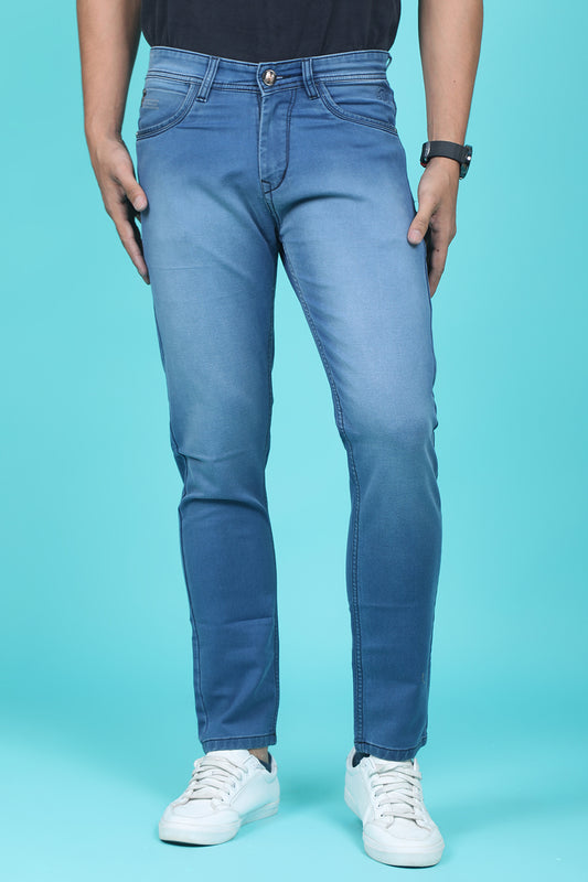 Men's Light Blue Denim Slim Fit Crux-5032 Jean