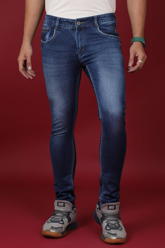 Men's Blue Denim Slim Fit MD-7278 Jean