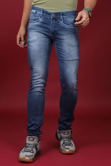 Men's Dark Blue Denim Slim Fit QLC-5332 Jean