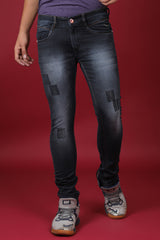 Men's Dark Blue Denim Slim Fit MD-7206 Jean